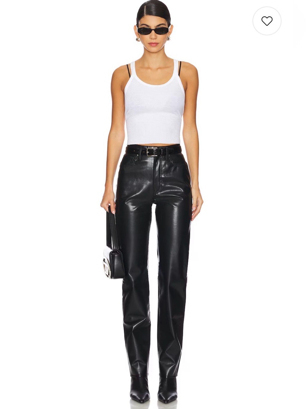 Agolde 90s Recycled Leather Jeans in Detox | Sz 29